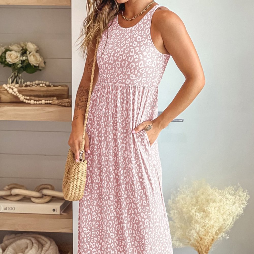 Pink Leopard Maxi